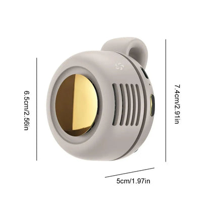 Mini Bladeless Clip-On Portable Fan